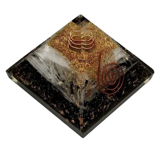 Black Obsidian Orgone Pyramid