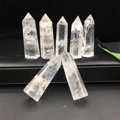 30-80mm Natural Geode Clear Crystal  Rainbow Striped Amethyst Quartz Crystal Stone