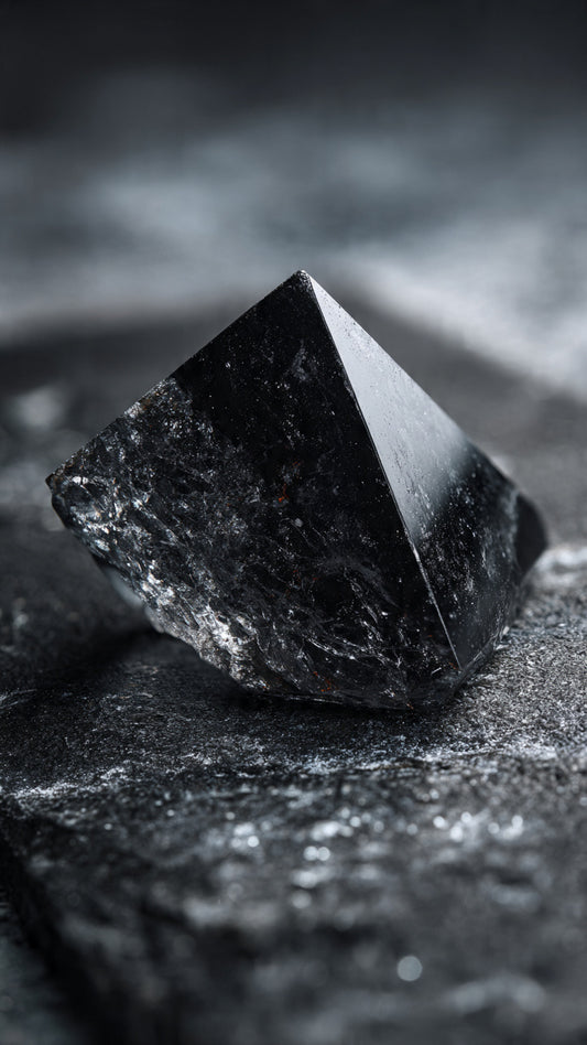 Natural Obsidian Pyramid 3-7cm | Protection Stone