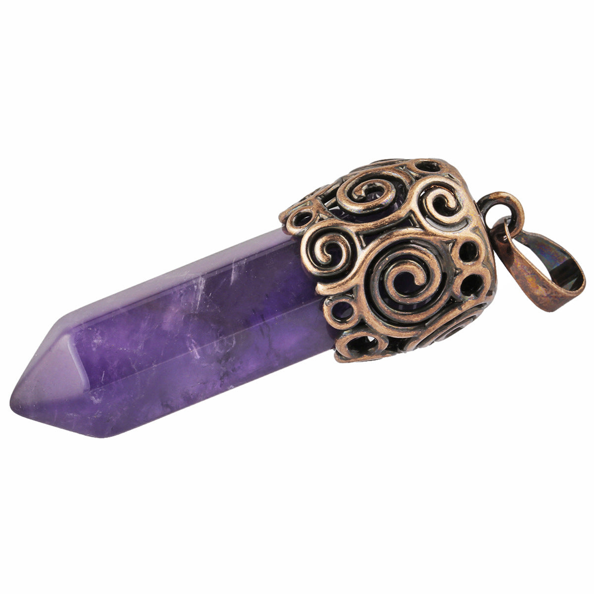 Natural Crystal Single-pointed Hexagonal Column