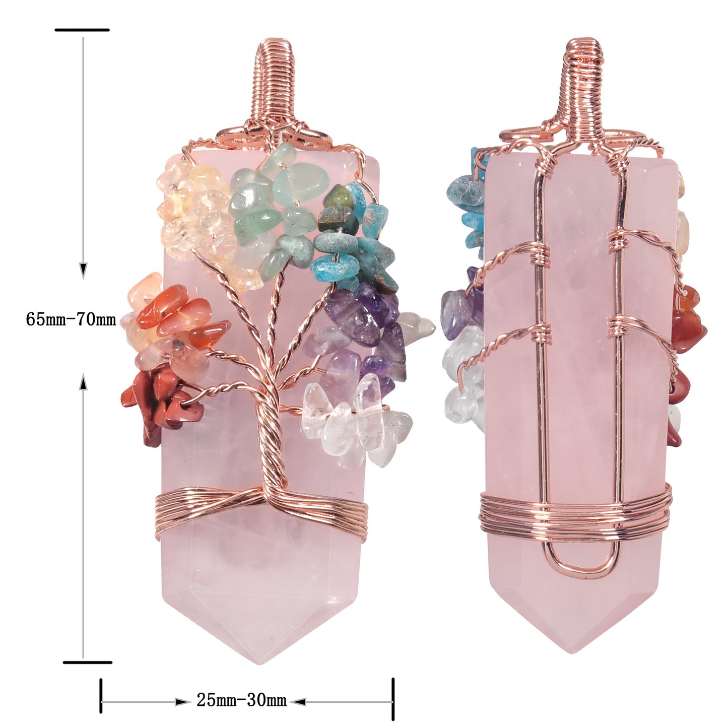 Natural Cut Crystal Stone Sword-shaped