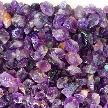 Natural Amethyst Raw Stone Gravel + Crystal Ball Set: 100g