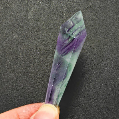 Hexagonal Prism Rose Quartz Amethyst Tower | Healing Crystal Wand | Home Decor Gift