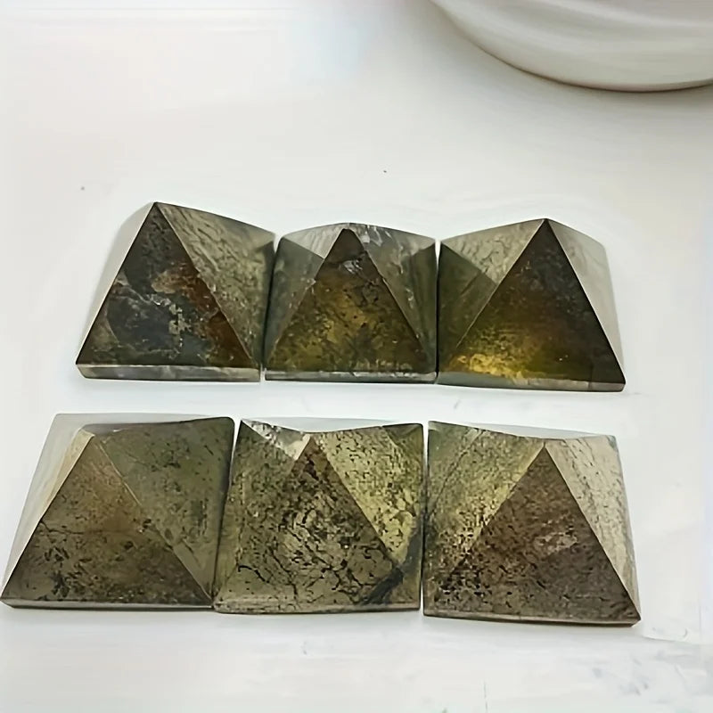 1pc Natural Pyrite Pyramid