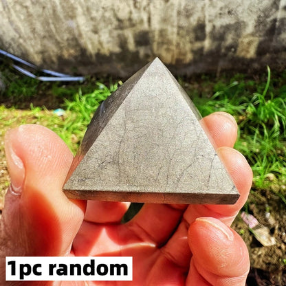 1pc Natural Pyrite Pyramid
