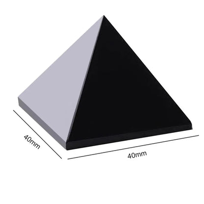 Natural Obsidian Pyramid 3-7cm | Protection Stone