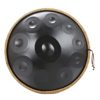 London Crafted Handpan Drum | D Minor 10 Notes | Premium Stainless Steel