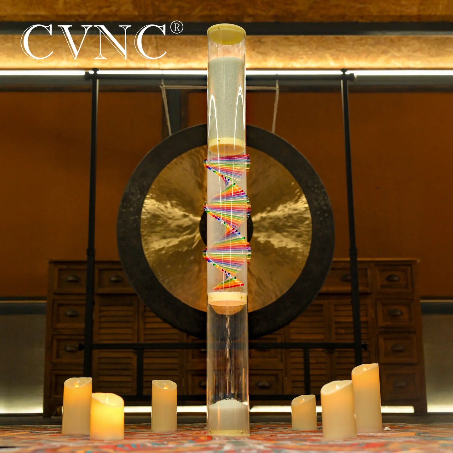 Professional Therapy Colorful Rain Stick for Sound Healing Instrument and Meditation