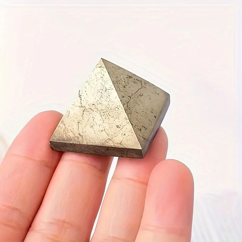 1pc Natural Pyrite Pyramid