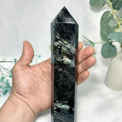 Arfvedsonite Crystal Tower
