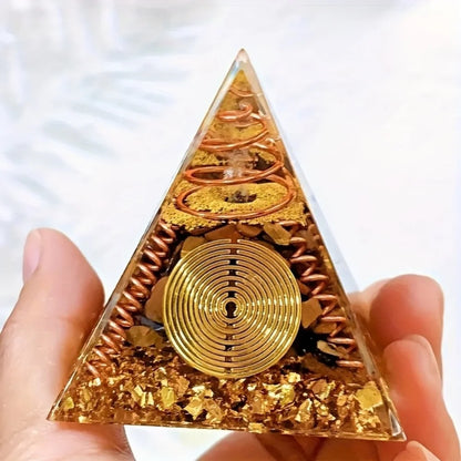 Copper Spiral Coil Orgone Pyramid