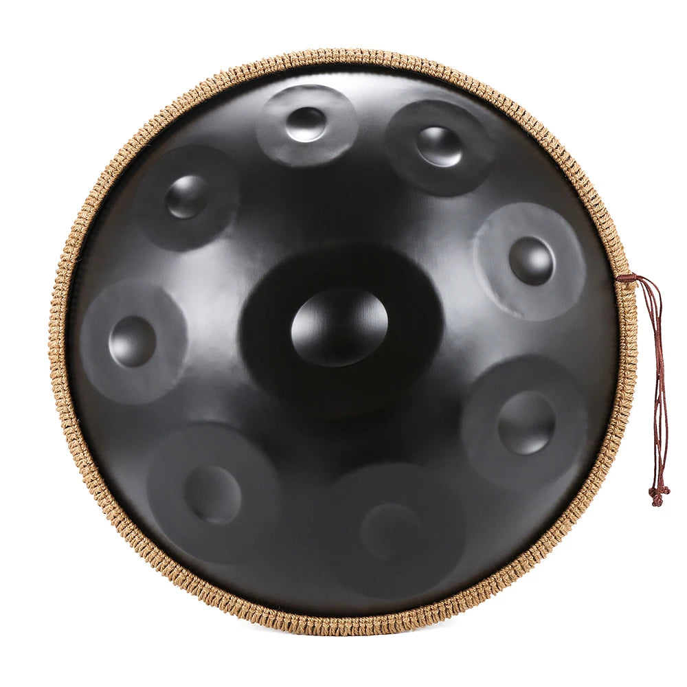 London Crafted Handpan Drum | D Minor 10 Notes | Premium Stainless Steel